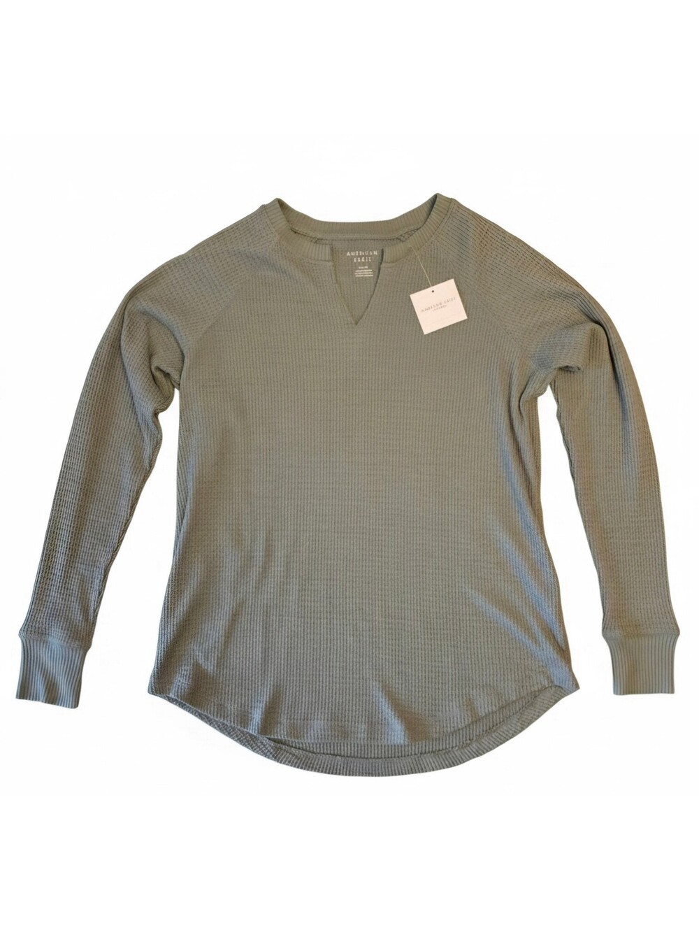 American Eagle Waffle Knit Thermal Top NWT